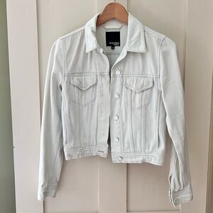 Aritzia light blue denim jacket
